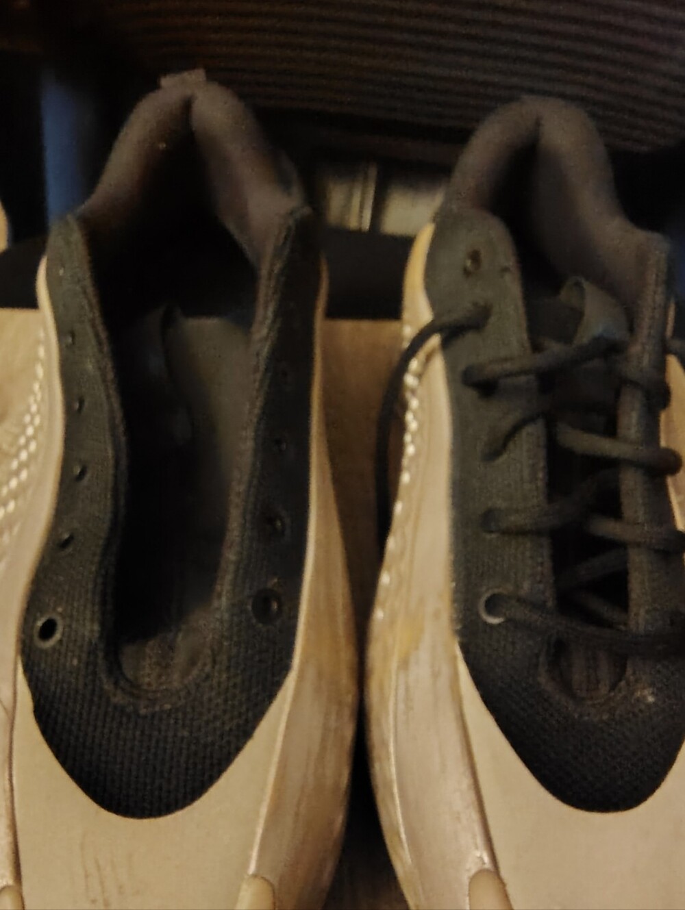 Black and Tan Athletic Sneakers